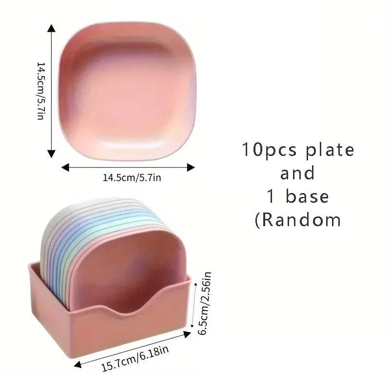 Compact storage tray for kitchen use
