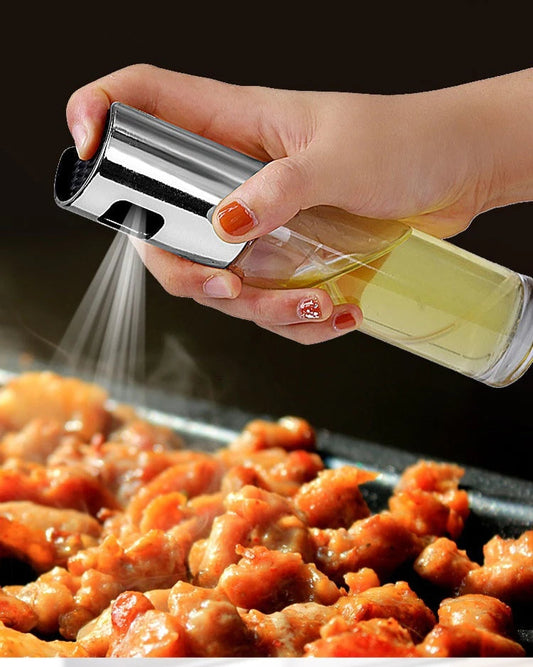 100ML Glass Olive Oil Sprayer – Refillable Cooking Spray Bottle for Kitchen